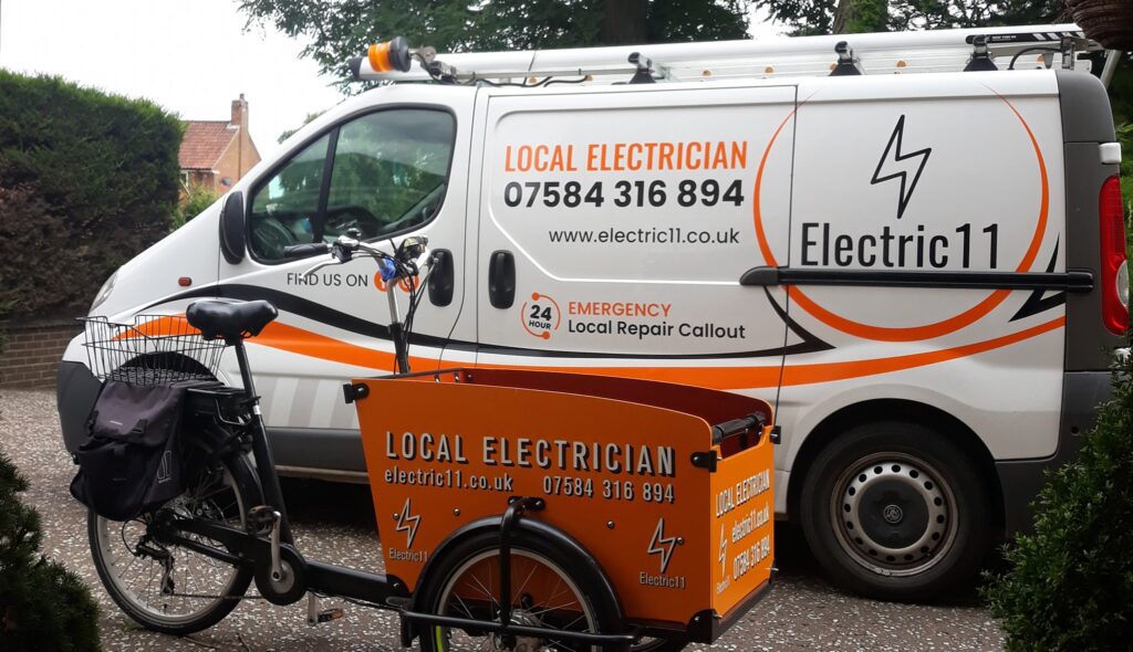 electric11 van and bike