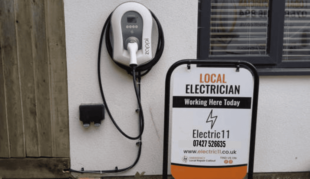 Ev-Car-Charger-With-Electric11-Sign