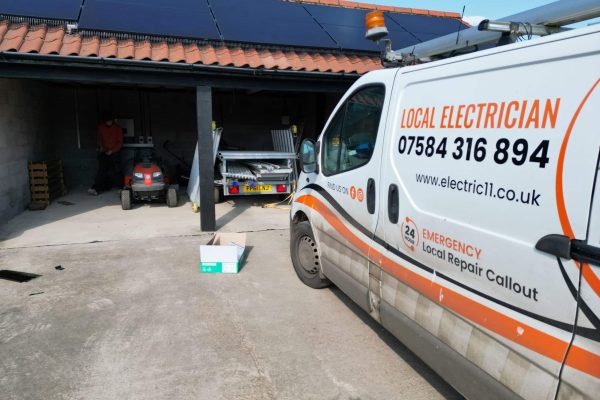 Solar Carport Electricians in Norfolk by Electric11