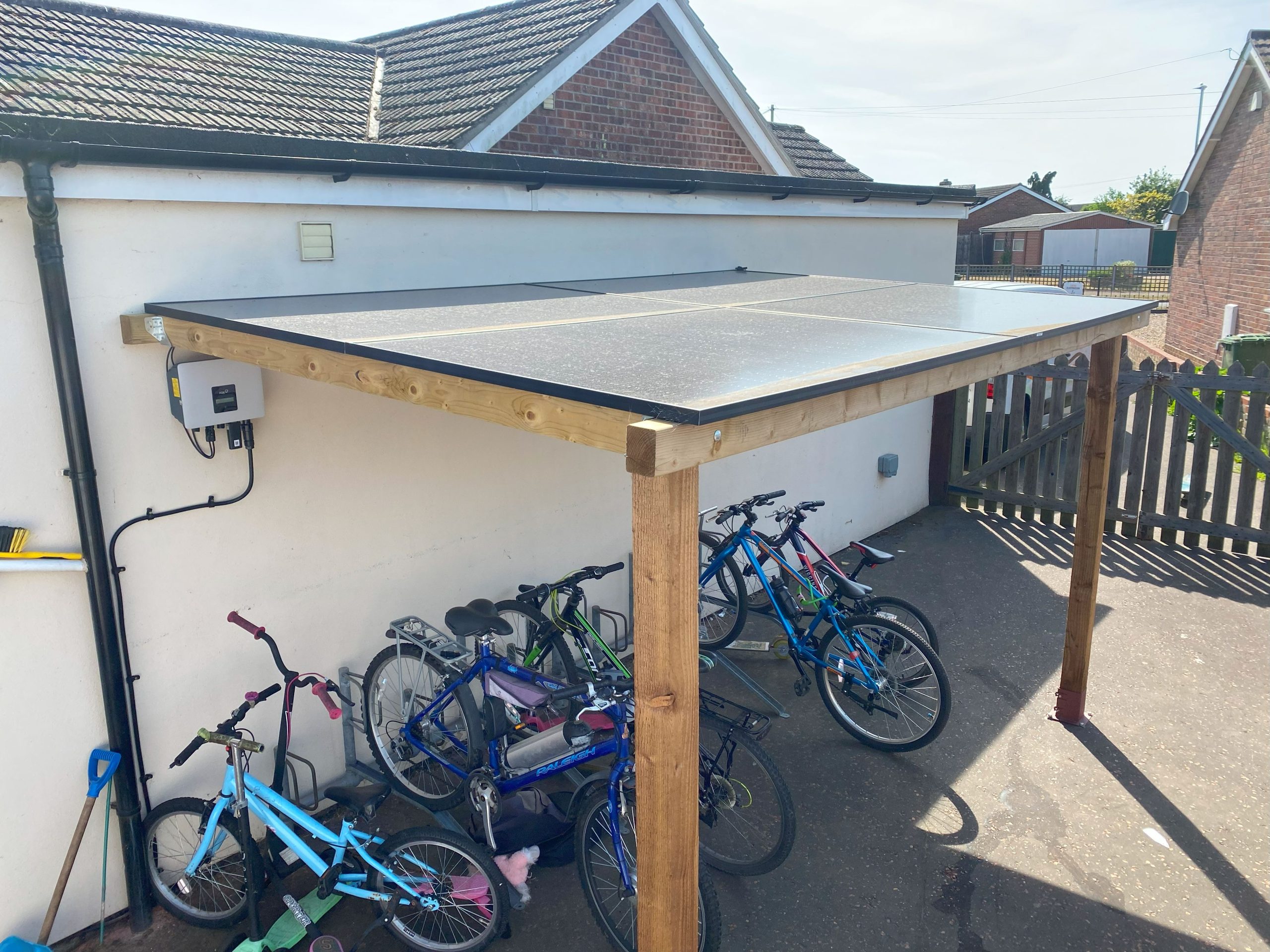 Solar Shed Installation by Electric11 in Attleborough