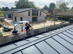 Standing Seam Solar Install Old Buckenham