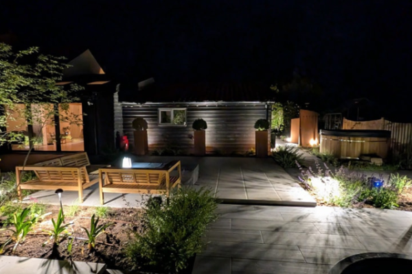 Garden-Light-Installation-in-Norfolk-Electricians