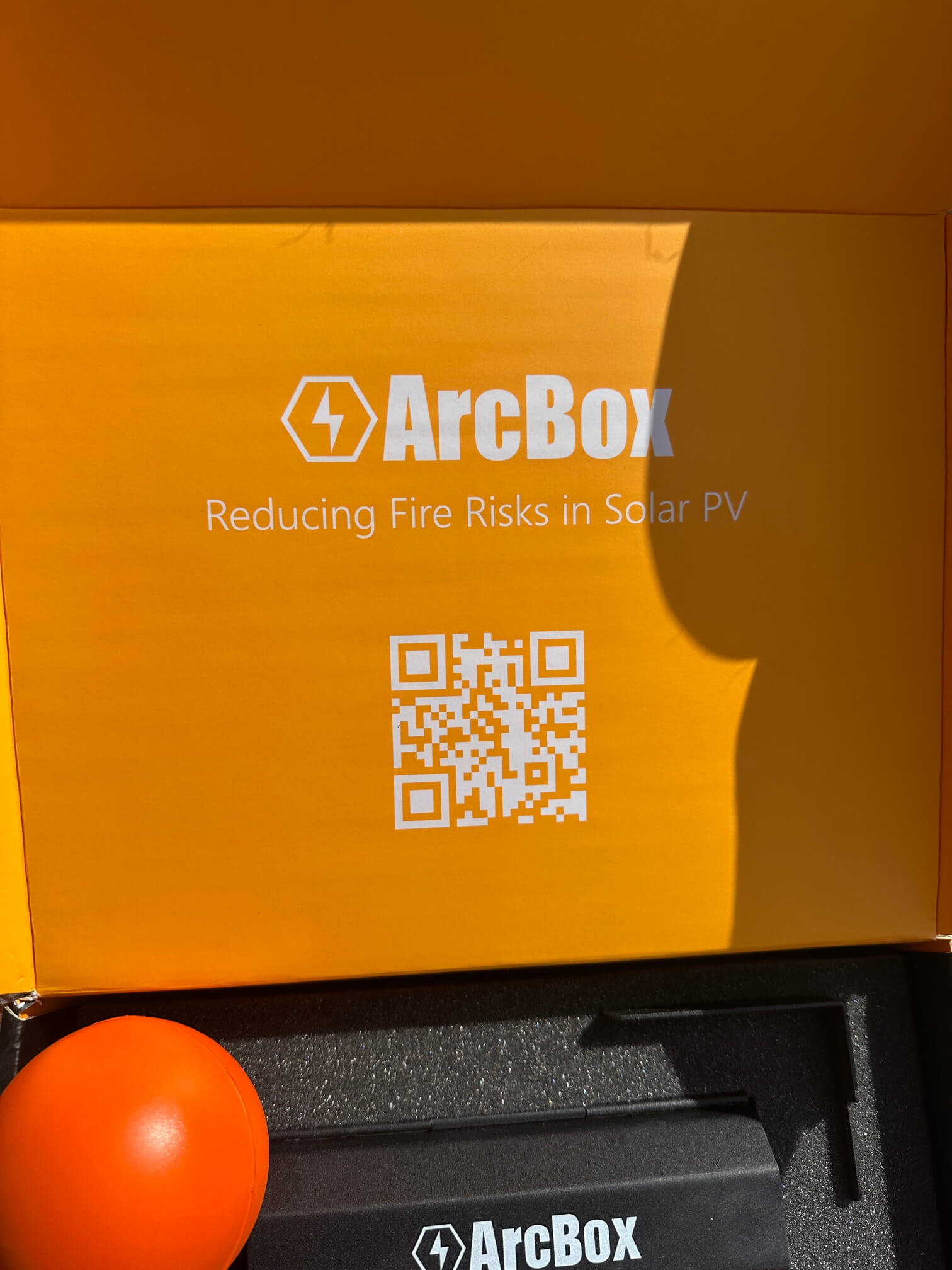 ArcBox solar PV fire-risk protection product packaging
